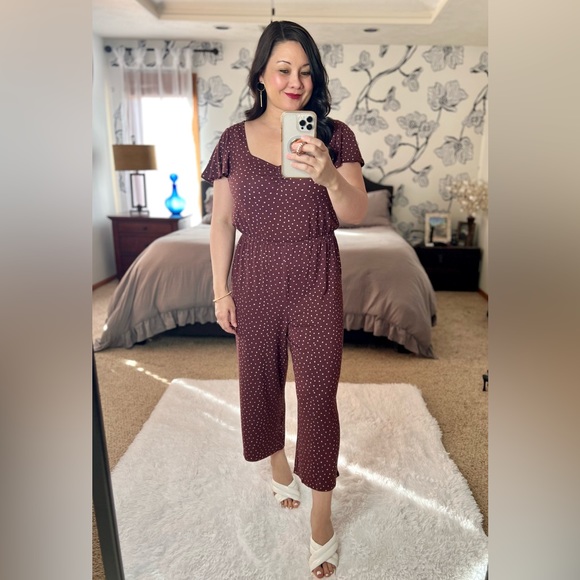 NWT! Polka dot cropped jumpsuit from Maurices ❤️ - Picture 2 of 5